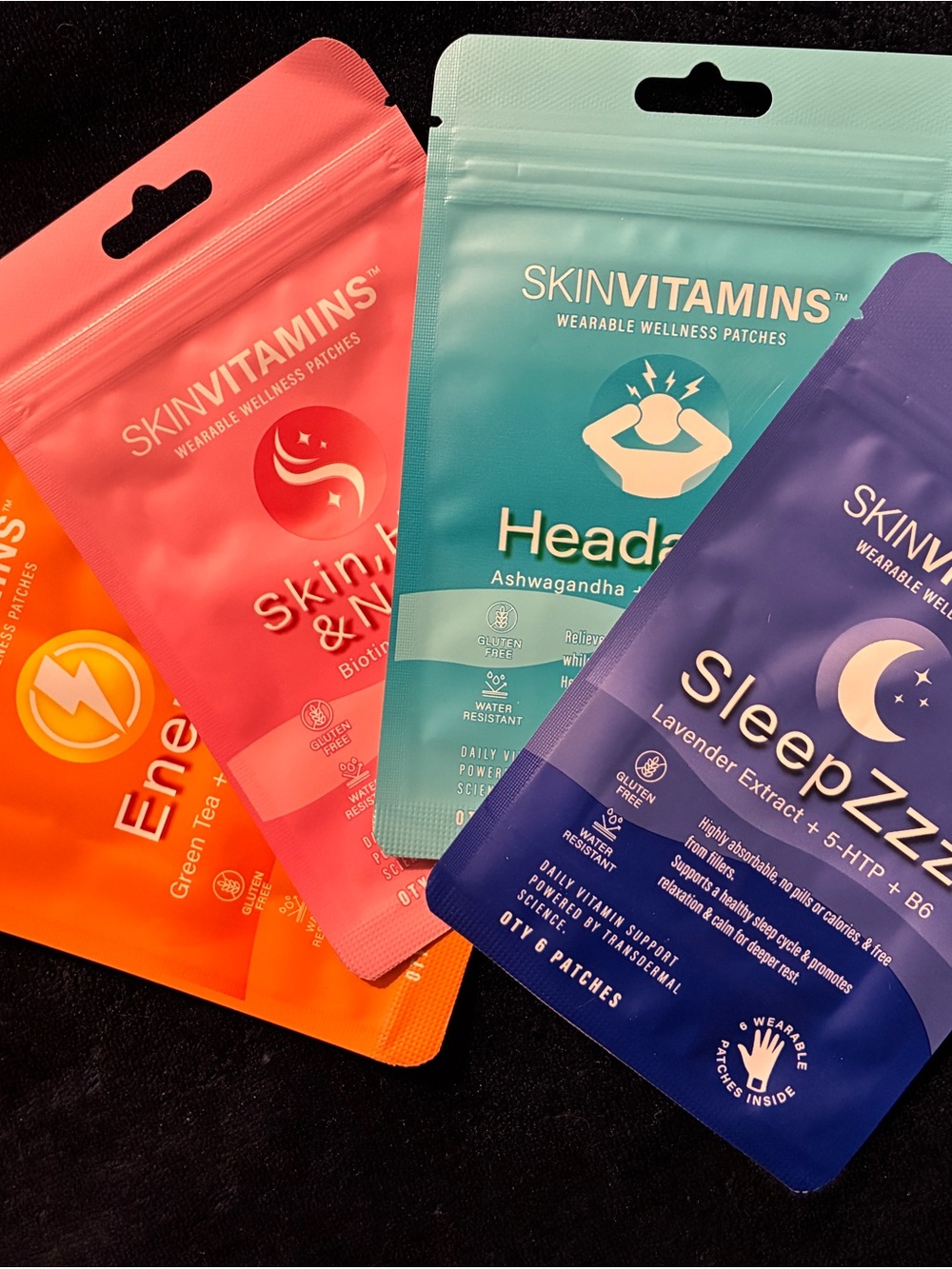 SleepZZZ Wearable Wellness Patch — Purple